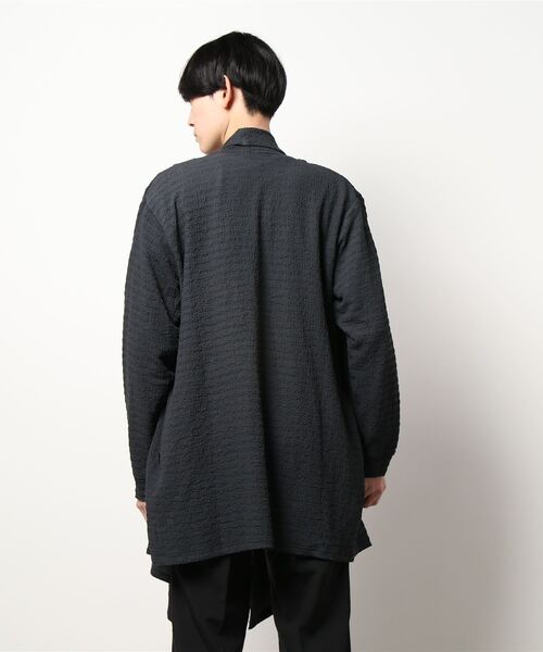 チャイハネ（チャイハネ）の「【チャイハネ】ジータMEN'Sロングカーディガン（カーディガン/ボレロ・メンズ・ベージュ/グレー/ブルー/チャコール・FREE）」の7枚目の写真