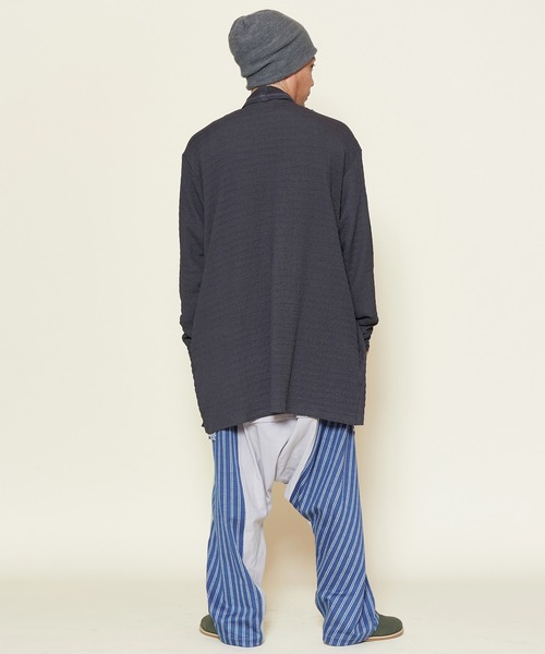 チャイハネ（チャイハネ）の「【チャイハネ】ジータMEN'Sロングカーディガン（カーディガン/ボレロ・メンズ・ベージュ/グレー/ブルー/チャコール・FREE）」の11枚目の写真