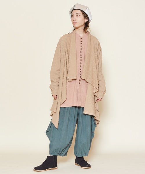 チャイハネ（チャイハネ）の「【チャイハネ】ジータMEN'Sロングカーディガン（カーディガン/ボレロ・メンズ・ベージュ/グレー/ブルー/チャコール・FREE）」の20枚目の写真