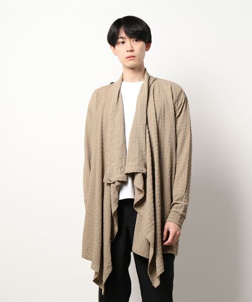 チャイハネ（チャイハネ）の「【チャイハネ】ジータMEN'Sロングカーディガン（カーディガン/ボレロ・メンズ・ベージュ/グレー/ブルー/チャコール・FREE）」の16枚目の写真