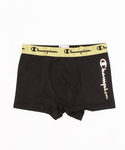 Champion(チャンピオン)の「【CHAMPION/チャンピオン】DOUBLE DRYR サイドスクリプトロゴボクサーブリーフ(ボクサーパンツ)(ボクサーパンツ・メンズ・グリーン/ブラック/ネイビー・X-LARGE/LARGE/MEDIUM)」の2枚目の写真
