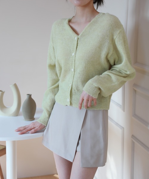 by muni:r（バイ ムニール）の「斜めスリットミニスカートパンツ（スカート・レディース・ブラック/ベージュ・SMALL/MEDIUM）」の16枚目の写真