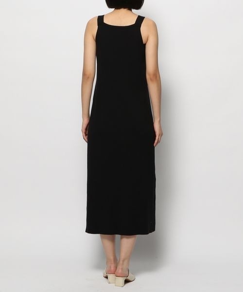 LOWRYS FARM（ローリーズファーム）の「スカシニットキャミ２Ｐワンピース　270103（ワンピース・レディース・イエロー/ブラック/アイボリー/グリーン・FREE）」の12枚目の写真