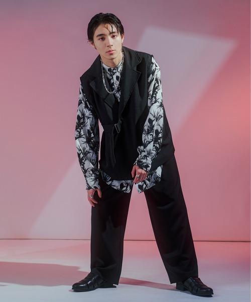 Ellno Loset（エルノロゼット）の「タイロッケンジレ（ベスト・メンズ・ブルーグリーン/チャコールグレー/ブラック・MEDIUM/LARGE）」の7枚目の写真