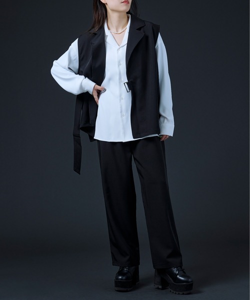 Ellno Loset（エルノロゼット）の「タイロッケンジレ（ベスト・メンズ・ブルーグリーン/チャコールグレー/ブラック・MEDIUM/LARGE）」の13枚目の写真