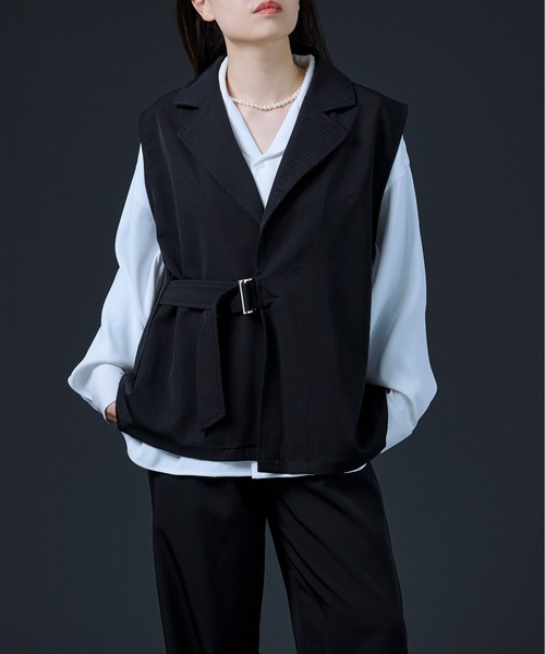 Ellno Loset（エルノロゼット）の「タイロッケンジレ（ベスト・メンズ・ブルーグリーン/チャコールグレー/ブラック・MEDIUM/LARGE）」の11枚目の写真