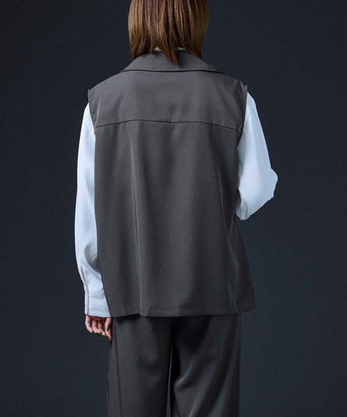 Ellno Loset（エルノロゼット）の「タイロッケンジレ（ベスト・メンズ・ブルーグリーン/チャコールグレー/ブラック・MEDIUM/LARGE）」の15枚目の写真