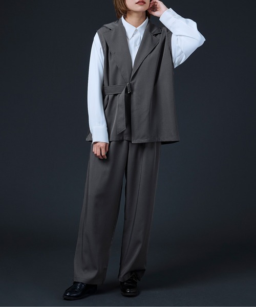 Ellno Loset（エルノロゼット）の「タイロッケンジレ（ベスト・メンズ・ブルーグリーン/チャコールグレー/ブラック・MEDIUM/LARGE）」の16枚目の写真