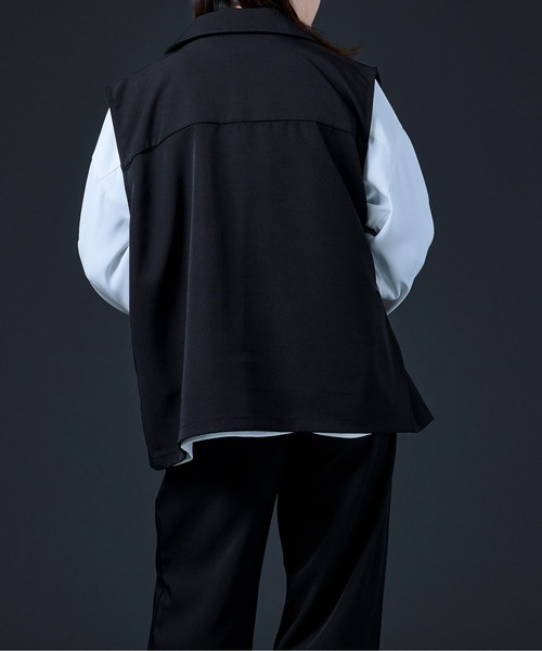 Ellno Loset（エルノロゼット）の「タイロッケンジレ（ベスト・メンズ・ブルーグリーン/チャコールグレー/ブラック・MEDIUM/LARGE）」の10枚目の写真