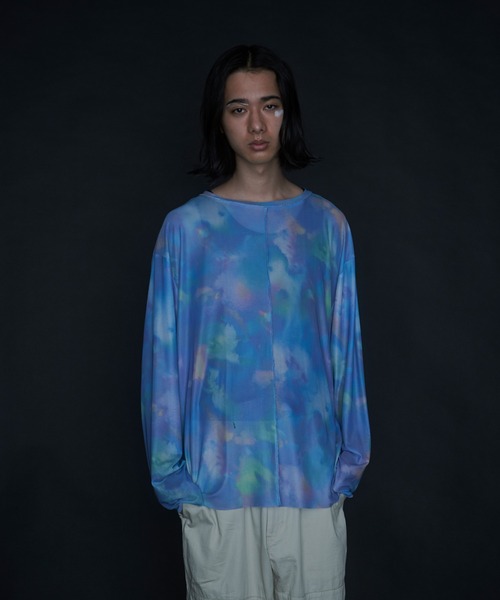 VACANCY（ヴァカンシー）の「JIROコラボ　ペイントフラワーシアートップス（その他トップス・レディース・ホワイト/ブルー・FREE）」の19枚目の写真