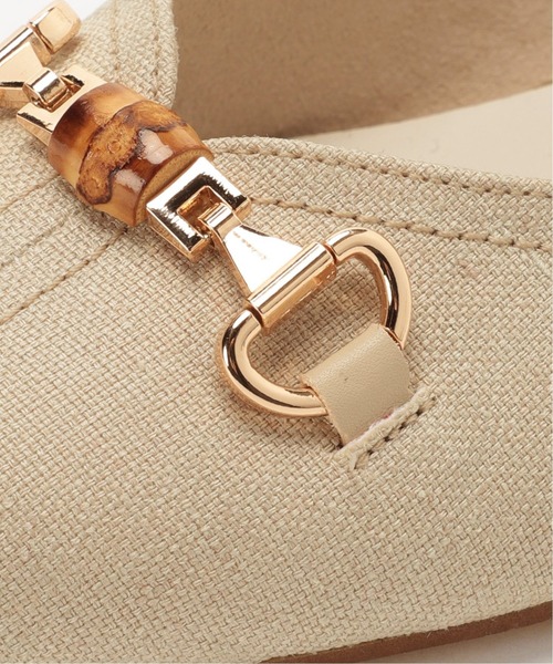 LE TALON（ルタロン）の「3.5cmバンブービットパンプス（パンプス・レディース・オートミール/ネイビー/カーキ/ブルー系その他・22.5cm/23cm/23.5cm/24cm/24.5cm/25.5cm/25cm/21/22cm/21.5）」の12枚目の写真