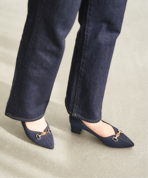 LE TALON（ルタロン）の「3.5cmバンブービットパンプス（パンプス・レディース・オートミール/ネイビー/カーキ/ブルー系その他・22.5cm/23cm/23.5cm/24cm/24.5cm/25.5cm/25cm/21/22cm/21.5）」の19枚目の写真