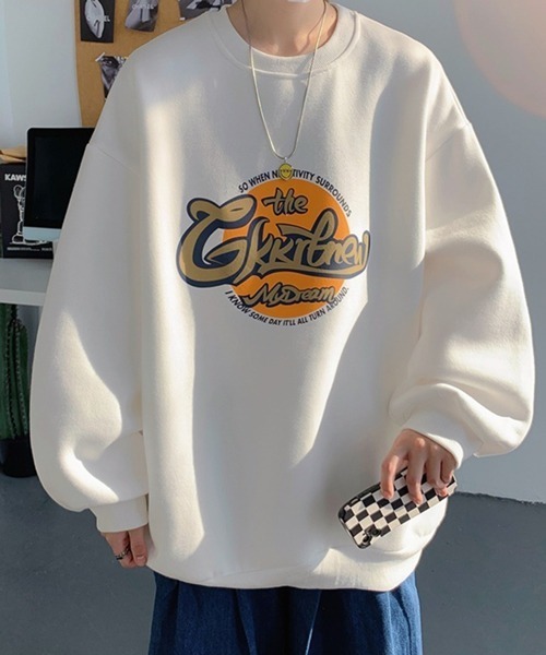 NOWLE（ノウル）の「【NOWLE】フロント グラフィティー ロゴ スウェット（スウェット・メンズ・ホワイト/ブラック/グレー/ブルーグリーン・MEDIUM/LARGE/X-LARGE/XX-LARGE）」の22枚目の写真