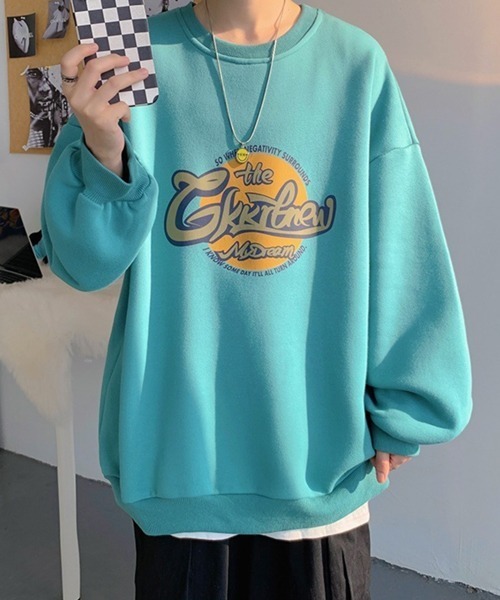 NOWLE（ノウル）の「【NOWLE】フロント グラフィティー ロゴ スウェット（スウェット・メンズ・ホワイト/ブラック/グレー/ブルーグリーン・MEDIUM/LARGE/X-LARGE/XX-LARGE）」の15枚目の写真