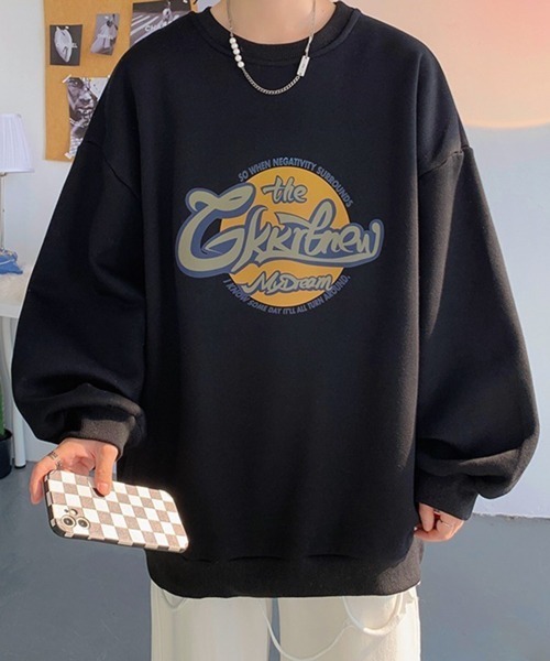 NOWLE（ノウル）の「【NOWLE】フロント グラフィティー ロゴ スウェット（スウェット・メンズ・ホワイト/ブラック/グレー/ブルーグリーン・MEDIUM/LARGE/X-LARGE/XX-LARGE）」の20枚目の写真