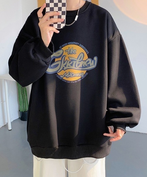 NOWLE（ノウル）の「【NOWLE】フロント グラフィティー ロゴ スウェット（スウェット・メンズ・ホワイト/ブラック/グレー/ブルーグリーン・MEDIUM/LARGE/X-LARGE/XX-LARGE）」の16枚目の写真