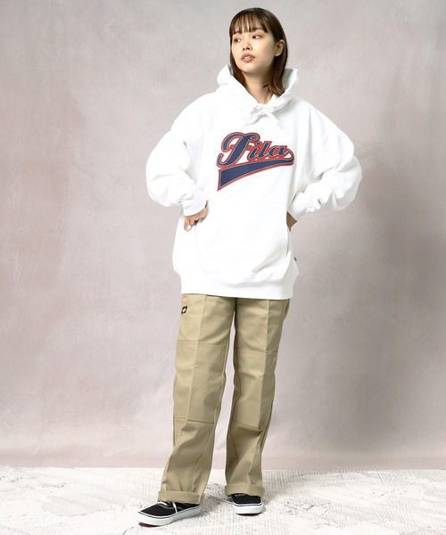 FILA（フィラ）の「【 FILA / フィラ 】プル オーバー フード スウェット FS3064 DWB（パーカー・メンズ・ホワイト/レッド・LARGE/X-LARGE/MEDIUM）」の10枚目の写真