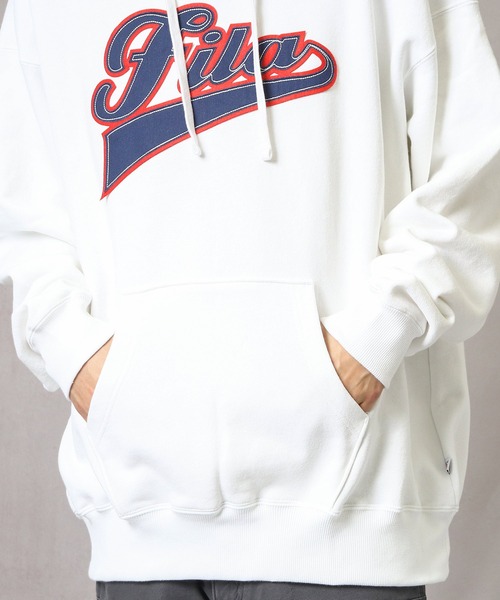 FILA（フィラ）の「【 FILA / フィラ 】プル オーバー フード スウェット FS3064 DWB（パーカー・メンズ・ホワイト/レッド・LARGE/X-LARGE/MEDIUM）」の8枚目の写真