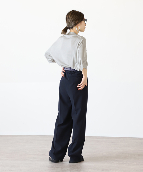 VERMEIL par iena(ヴェルメイユパーイエナ)の「【HAVEL studio/ハーヴェル スタジオ】 PLAIN STITCH プルオーバー◆(ニット/セーター・レディース・イエロー/ライトグレー・SMALL)」の20枚目の写真