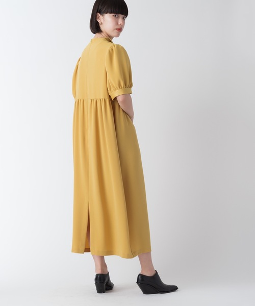 La SRIC（ラスリック）の「La SRIC / アシンメトリーカラーOP（ワンピース・レディース・ブラック/イエロー・38）」の6枚目の写真