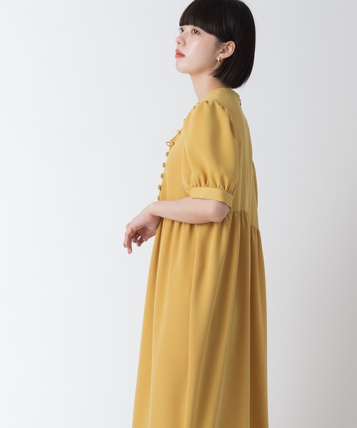 La SRIC（ラスリック）の「La SRIC / アシンメトリーカラーOP（ワンピース・レディース・ブラック/イエロー・38）」の7枚目の写真