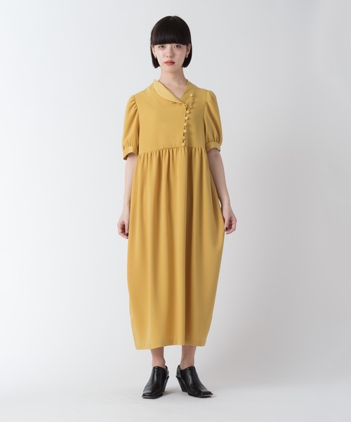 La SRIC（ラスリック）の「La SRIC / アシンメトリーカラーOP（ワンピース・レディース・ブラック/イエロー・38）」の10枚目の写真