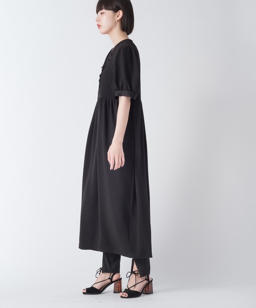 La SRIC（ラスリック）の「La SRIC / アシンメトリーカラーOP（ワンピース・レディース・ブラック/イエロー・38）」の13枚目の写真