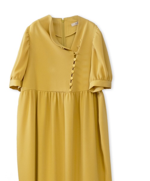 La SRIC（ラスリック）の「La SRIC / アシンメトリーカラーOP（ワンピース・レディース・ブラック/イエロー・38）」の21枚目の写真