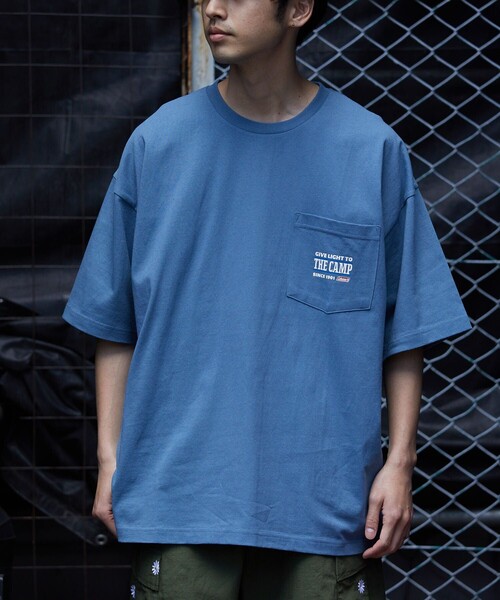 COLEMAN（コールマン）の「Coleman/コールマン ランタン柄プリントTEE/Coleman×リド・ブレイク（Tシャツ/カットソー・メンズ・ホワイト/スミクロ/グレイッシュベージュ/グリーン/ブルー・MEDIUM/LARGE）」の12枚目の写真