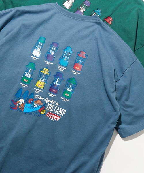 COLEMAN（コールマン）の「Coleman/コールマン ランタン柄プリントTEE/Coleman×リド・ブレイク（Tシャツ/カットソー・メンズ・ホワイト/スミクロ/グレイッシュベージュ/グリーン/ブルー・MEDIUM/LARGE）」の16枚目の写真