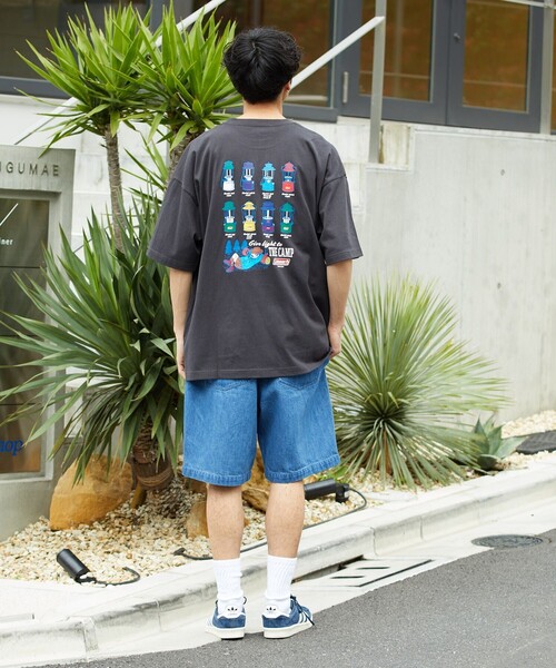 COLEMAN（コールマン）の「Coleman/コールマン ランタン柄プリントTEE/Coleman×リド・ブレイク（Tシャツ/カットソー・メンズ・ホワイト/スミクロ/グレイッシュベージュ/グリーン/ブルー・MEDIUM/LARGE）」の17枚目の写真