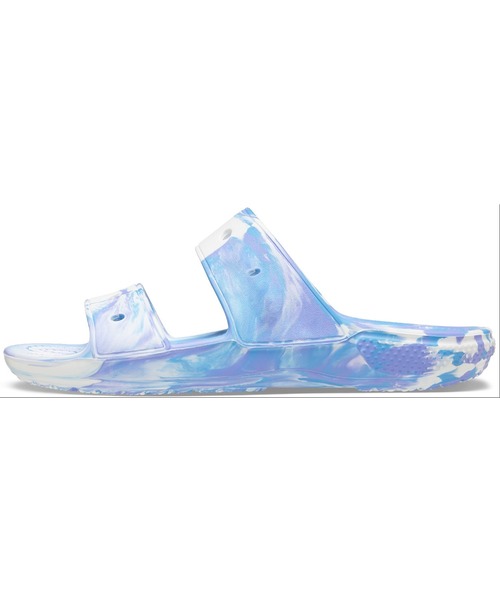 crocs(クロックス)の「クロックス クラシック クロックス マーブル サンダル / crocs Classic Crocs Marbled Sandal(サンダル・レディース・ホワイト×ブラック/オレンジ/ホワイト/ブルー・26cm/25cm/24cm/28cm/27cm/23cm/22cm/21cm/29cm)」の2枚目の写真