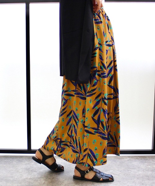 MLI'A(エムリア)の「ボタニカルスカート(スカート・レディース・アイボリー/キャメル・FREE)」の11枚目の写真