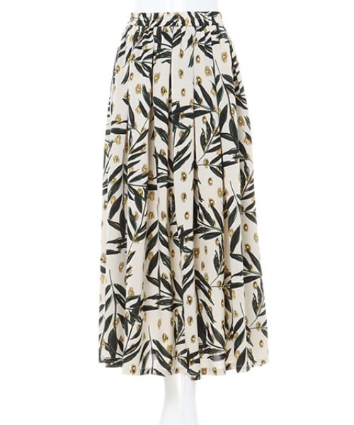 MLI'A(エムリア)の「ボタニカルスカート(スカート・レディース・アイボリー/キャメル・FREE)」の14枚目の写真