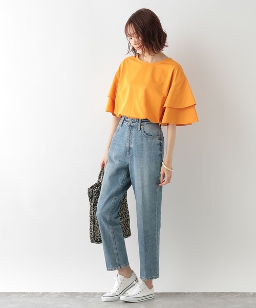 GLOBAL WORK(グローバルワーク)の「快適袖フレアプルオーバー/268948(Tシャツ/カットソー・レディース・グリーン系その他7/ブラック/ホワイト/グリーン/オレンジ系その他3・LARGE/MEDIUM)」の21枚目の写真
