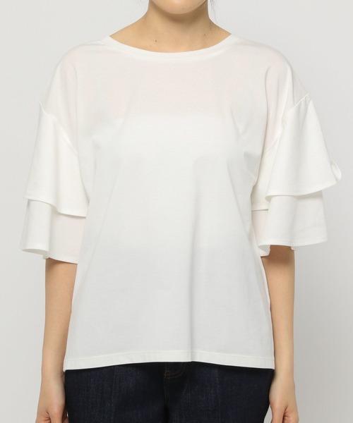 GLOBAL WORK(グローバルワーク)の「快適袖フレアプルオーバー/268948(Tシャツ/カットソー・レディース・グリーン系その他7/ブラック/ホワイト/グリーン/オレンジ系その他3・LARGE/MEDIUM)」の22枚目の写真