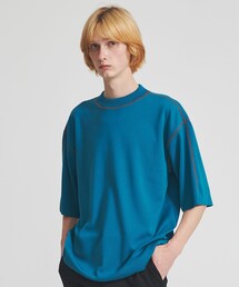 LiNoH | COTTON EMBROIDER CREW NECK S/S KNIT(ニット/セーター)