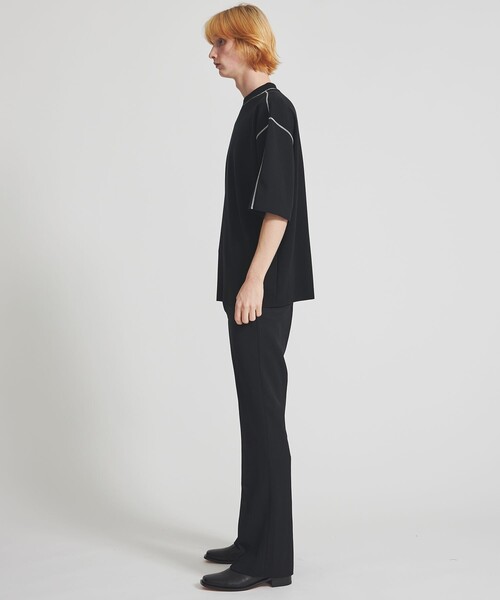 LiNoH（リノー）の「COTTON EMBROIDER CREW NECK S/S KNIT（ニット/セーター・メンズ・ライトグレー/レッド/ブラック/ブルー/グリーン・1/2）」の16枚目の写真