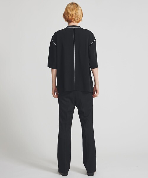 LiNoH（リノー）の「COTTON EMBROIDER CREW NECK S/S KNIT（ニット/セーター・メンズ・ライトグレー/レッド/ブラック/ブルー/グリーン・1/2）」の17枚目の写真