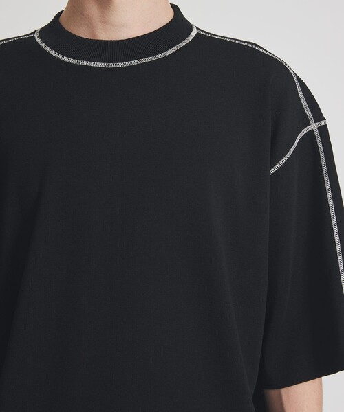 LiNoH（リノー）の「COTTON EMBROIDER CREW NECK S/S KNIT（ニット/セーター・メンズ・ライトグレー/レッド/ブラック/ブルー/グリーン・1/2）」の21枚目の写真