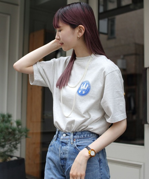 トップス SHINZONE WILD PARK TOUR TEE THE SHINZONE シンゾーン ワイルドパークツアープリントTシャツ