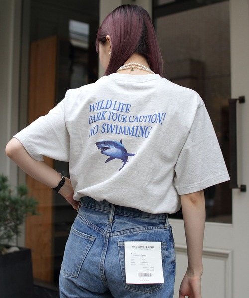 【美品】THE SHINZONE WILD PARK TOUR TEE THE SHINZONE ザ シンゾーン Tシャツ ロゴT プリントT WILD PARK