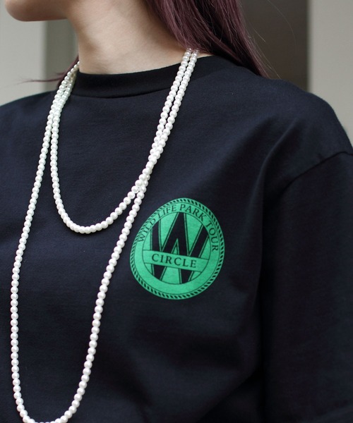 THE SHINZONE（ザ　シンゾーン）の「THE SHINZONE/シンゾーン　ワイルドパークツアーTEE　WILD PARK TOUR TEE（Tシャツ/カットソー・レディース・ブラック/グレー/ピンク・FREE）」の9枚目の写真