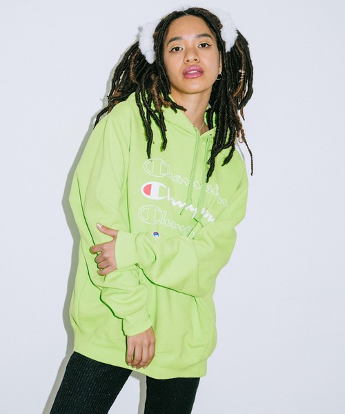 セール ブランド古着 プルオーバーパーカー Championコラボ パーカー X Girl エックスガール のファッション通販 Zozoused