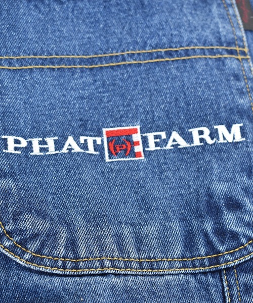 VINTAGE(ヴィンテージ)の「【ヴィンテージ古着】PHAT FARM/ファットファーム ロゴ デニムパンツ(デニムパンツ・メンズ・ブルー・36)」の9枚目の写真