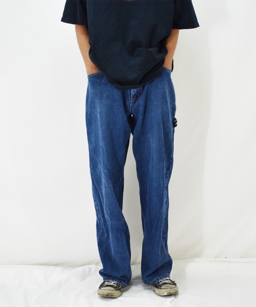 VINTAGE(ヴィンテージ)の「【ヴィンテージ古着】PHAT FARM/ファットファーム ロゴ デニムパンツ(デニムパンツ・メンズ・ブルー・36)」の2枚目の写真