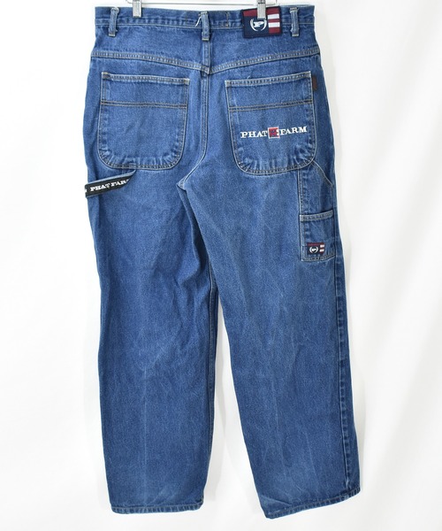 VINTAGE(ヴィンテージ)の「【ヴィンテージ古着】PHAT FARM/ファットファーム ロゴ デニムパンツ(デニムパンツ・メンズ・ブルー・36)」の5枚目の写真
