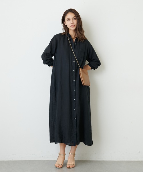Whim Gazette（ウィムガゼット）の「ラミーシャツワンピース