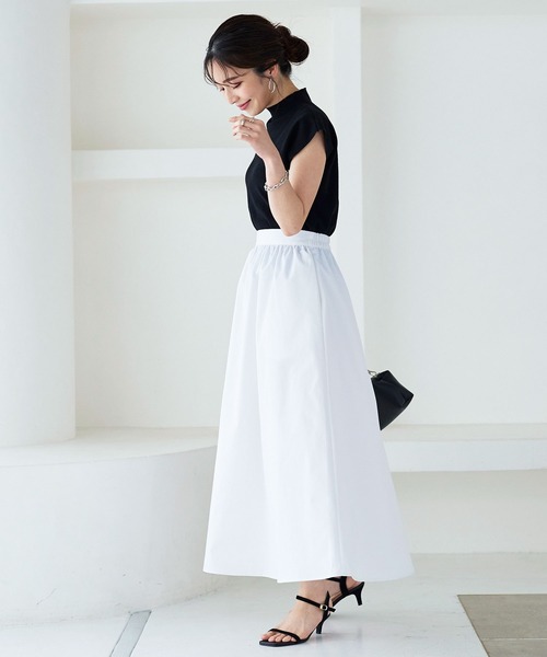 KOBE LETTUCE（コウベレタス）の「モックネックニットトップス（ニット/セーター・レディース・レッド/グレー/ブラック/グレイッシュベージュ/グリーン/パープル・FREE）」の11枚目の写真