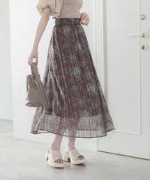 Andemiu | エスニックフラワースカート287152(スカート)